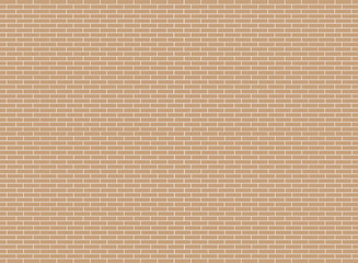 Brown Brick Background, Arranged Alternately, Vector Illustration, Wall Background, Cards, Banners