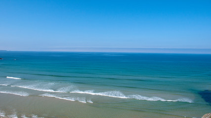 beach in cornwall england UK