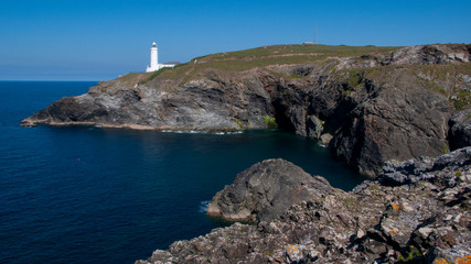 Fototapeta na wymiar lighthouse on the coastline