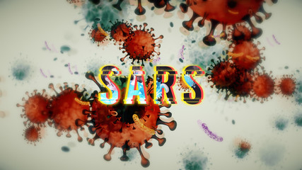 Coronavirus viruses causing for sars
