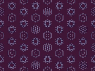 Spring. Colors.  star.  geometry. Pattern without seams