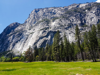 High mountain in Yosemite national park, USA