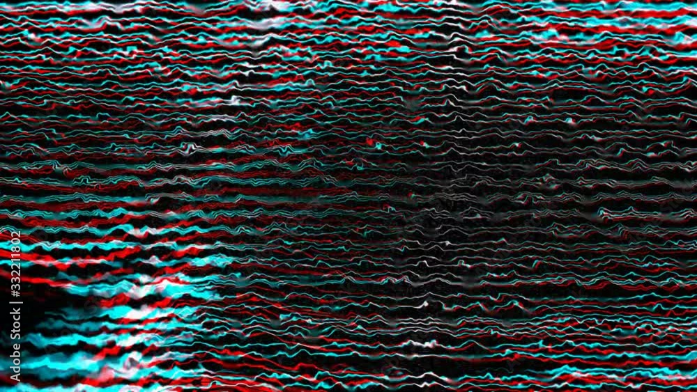 Poster rgb noise lines wavy flickering running glitch background