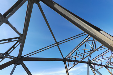 bridge metal structure beam transportation infrastructure