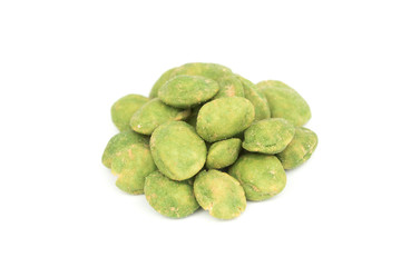 Natural fresh green wasabi nuts