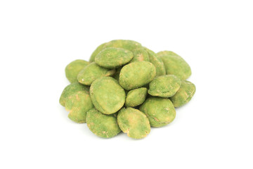 Natural fresh green wasabi nuts