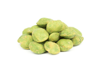 Natural fresh green wasabi nuts