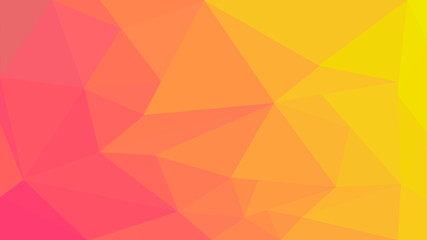 Abstract colorful low poly effect backdrop