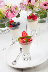 Easter Panna Cotta Desert