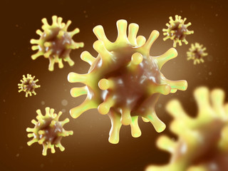 Covid-19-Corona virus-Flu virus