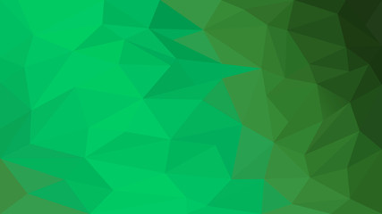 Abstract green modern low poly background