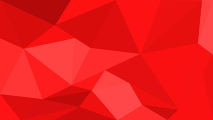 Red modern low poly concept background. Abstract geometric structure