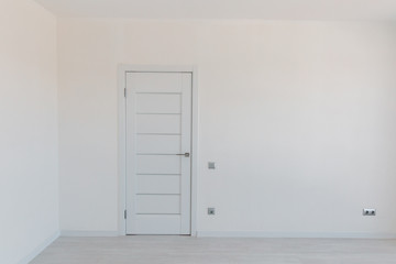 stylish doorknob and door in a design apartment