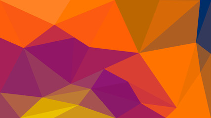 Colorful low poly concept wallpaper