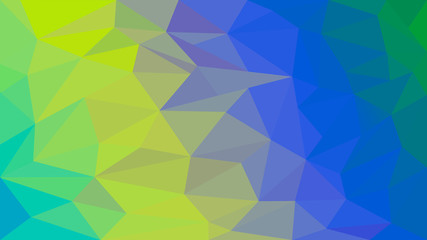 Obraz premium Beautiful colorful low poly concept illustration