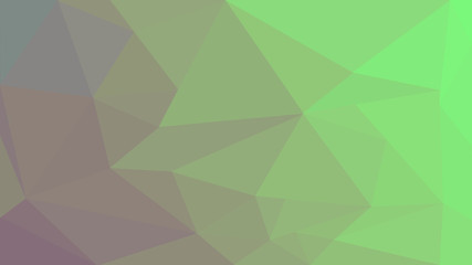 Green soft light geometric texture. Low poly backdrop
