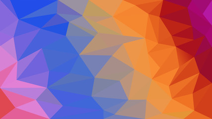 Abstract colorful low poly concept background