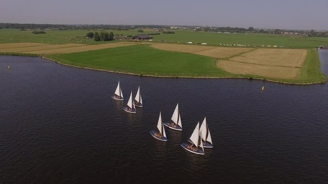 Cinematic drone shot