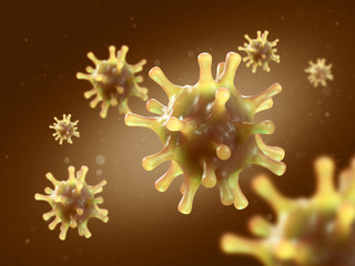 Covid-19-Corona virus-Flu virus