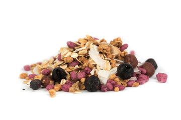 Natural fruit muesli (healthy cereal)