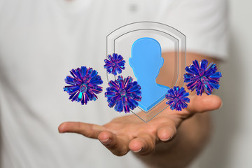 epidemic coronavirus 2019-nCoV 3d (2019-nCoV). .