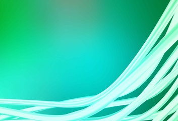 Light Green vector blurred pattern.