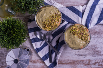 Tiramisu de pistacho