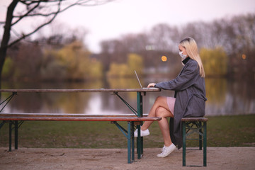 Remote work and study during the coronavirus.