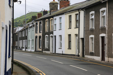 Dorfstrasse in Wales