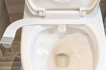 Way to save toilet tissues by using toilet bidet seat add on during covid 19 pandemic
