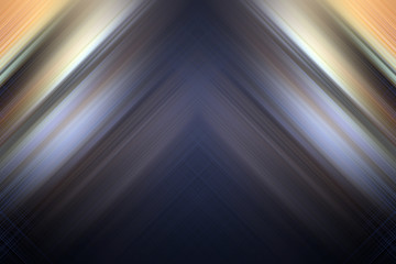 Perfectly crossed straight light beams connecting in a center abstract background