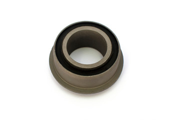 Car suspension stabilizer bushing on an isolated white background.