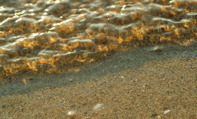 Ripples in the sea