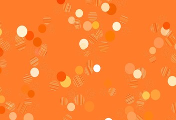 Light Orange vector layout with circle shapes.