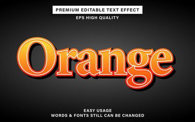 Obraz premium orange text effect