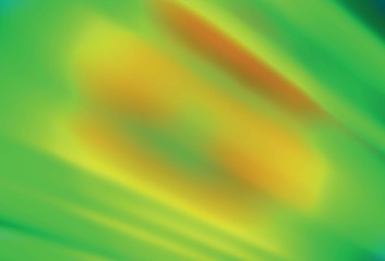 Light Green, Yellow vector blurred background.