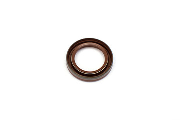 Oil seal crankshaft isolated on white background.