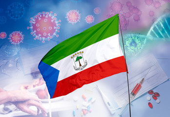 Coronavirus (COVID-19) outbreak and coronaviruses influenza background as dangerous flu strain...