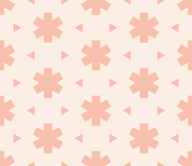 Abstract geometric seamless pattern.  Ornamental geometrical background. Mosaic, tail. Wrapping paper. Vector illustration.          