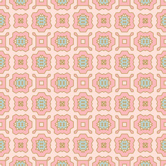 Abstract thin line seamless pattern. Linear ornamental geometric background. Wrapping paper. Vector illustration.           