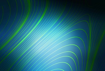 Dark BLUE vector abstract blurred background.