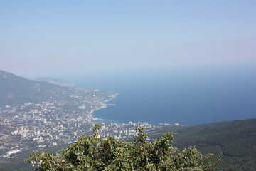 view from the mountain
