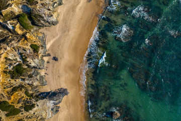 Vista A&eacute;rea de Vila Nova de Milfontes Portugal
