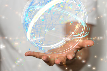 internet net and data digital concept.