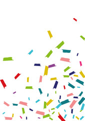 Color Carnival Shine Wallpaper. Confetti Design. Shine Celebrate Background. Rainbow Festival Texture.