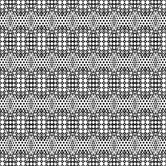 Seamless pattern with abstract round 3d halftone sphere