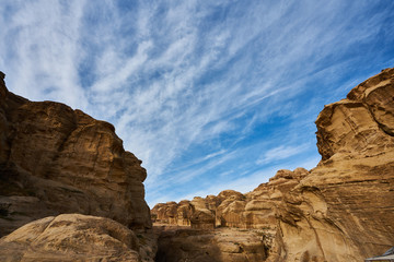 Fototapeta premium Rocks and more rocks, Petra (Wadi Musa), Jordan