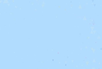 Light Multicolor vector layout with circles, lines.