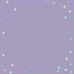 Color Abstract Confetti Pattern. Dust Background. Splash Effect Design. Color Invitation Texture.