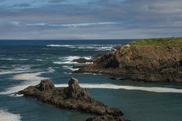 Cliffs at Glass Beach